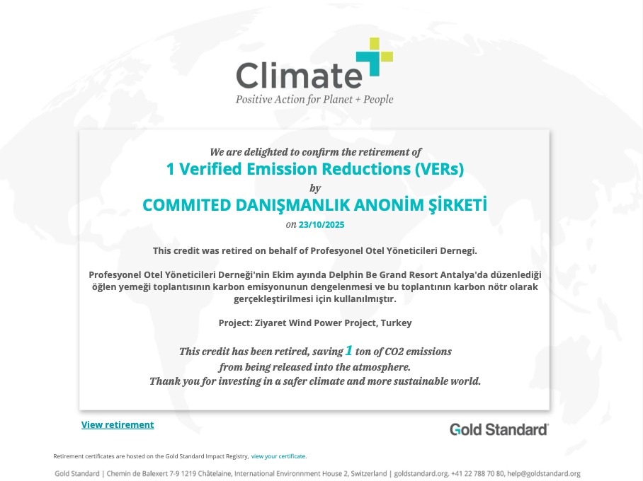 POYD Öğle Yemeği Toplantısı Karbon Nötr Olarak Gerçekleştirildi