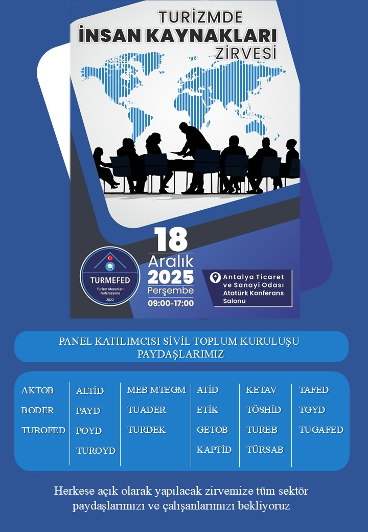Turizmde İnsan Kaynakları Zirvesi